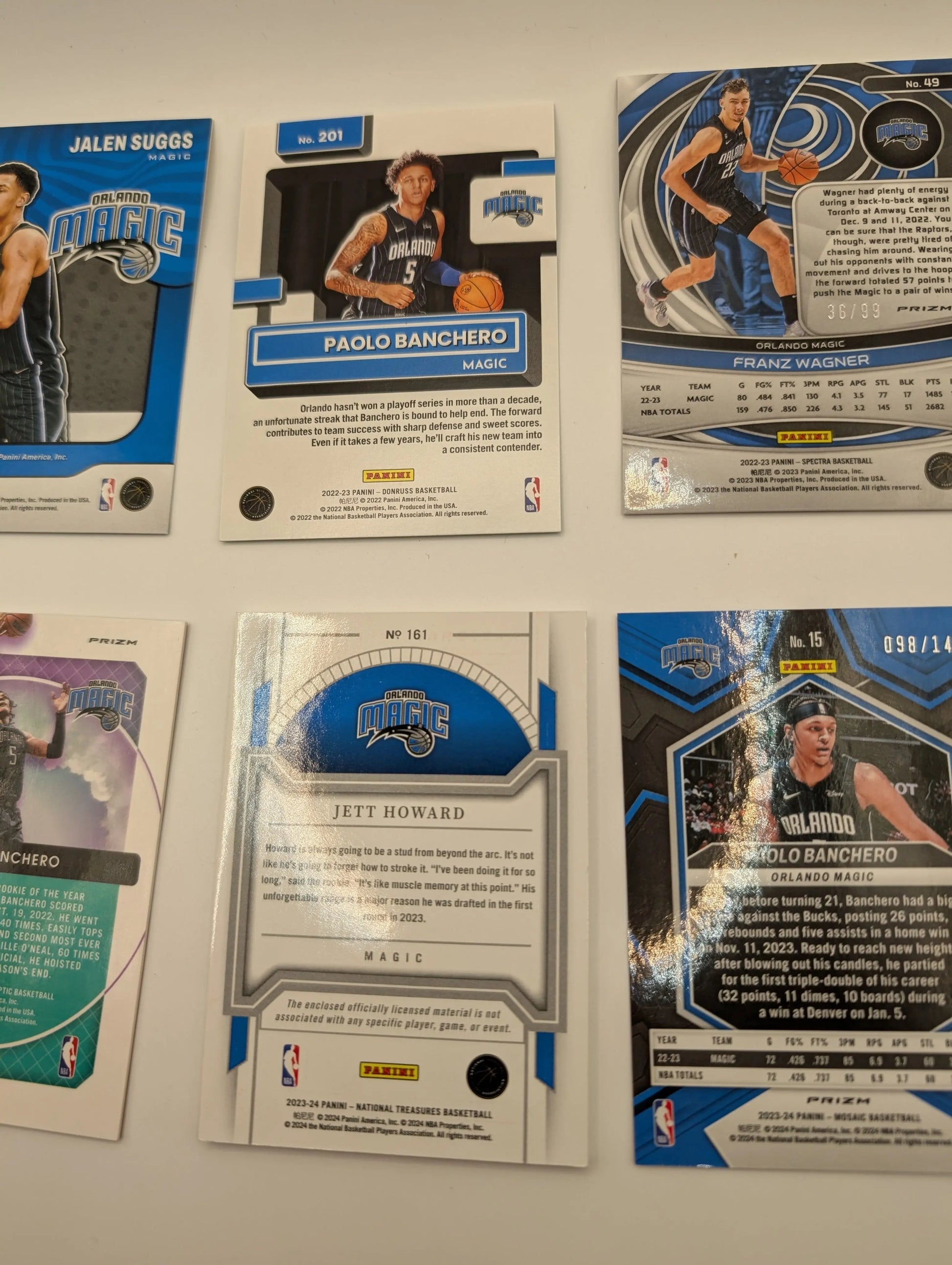 Orlando Magic NBA Basketball Card Lot, Rookies, Patch, Auto, Graded, Paolo Banchero FRENLY BRICKS - Open 7 Days
