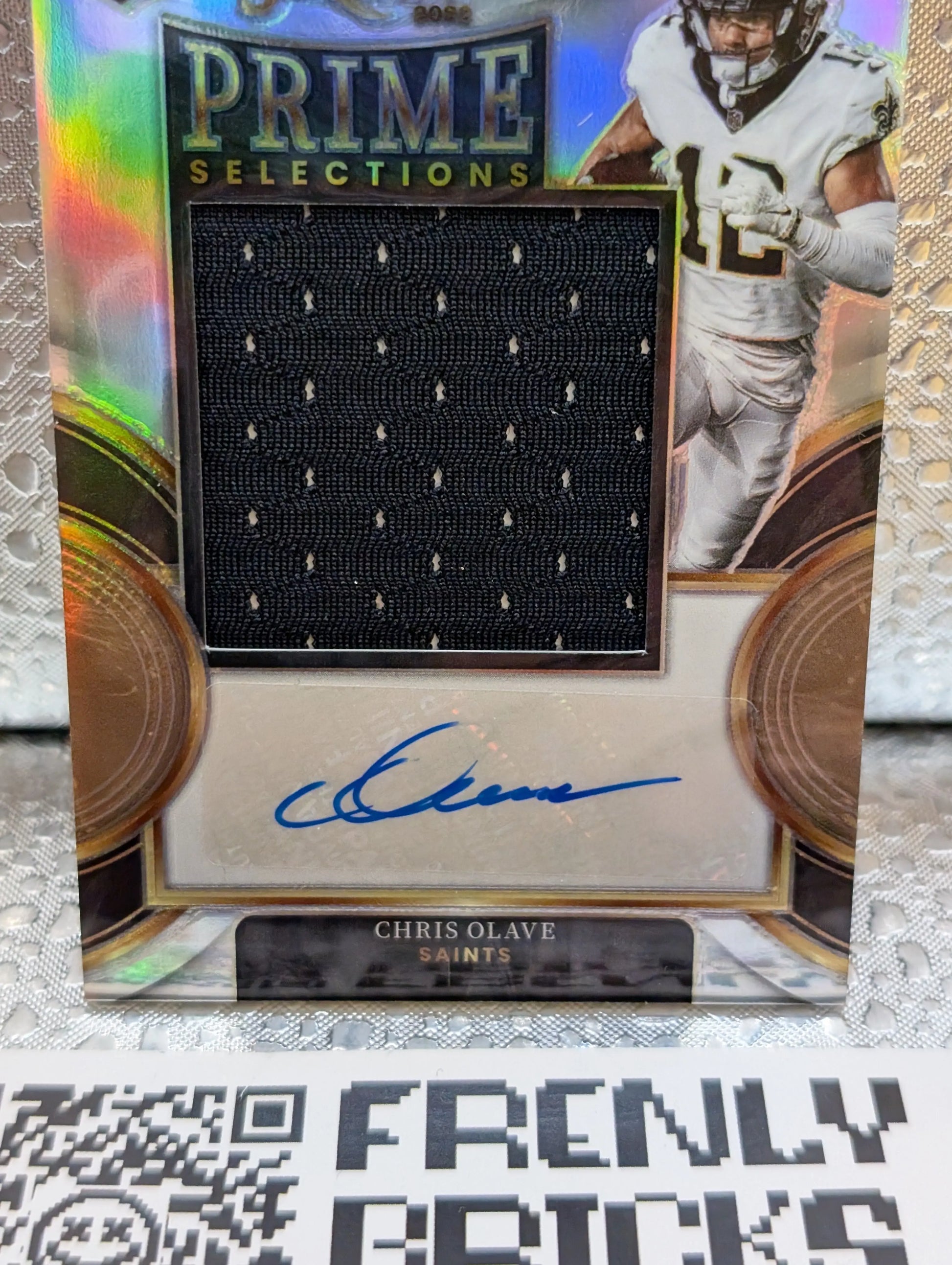 chris olave select rookie patch auto /99 ps-co SILVER FRENLY BRICKS - Open 7 Days