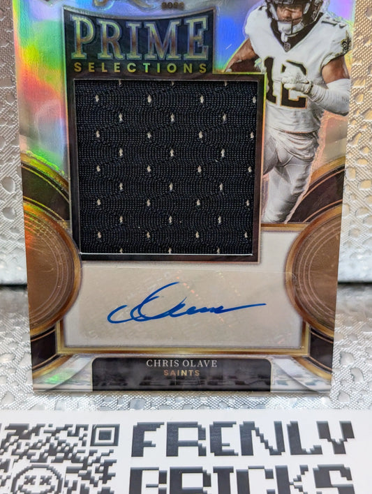 chris olave select rookie patch auto /99 ps-co SILVER FRENLY BRICKS - Open 7 Days