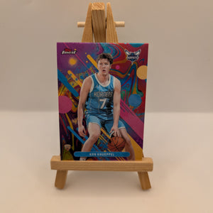 2025-26 Topps Finest - Common Kon Knueppel #4 Oil Spill Refractor (RC) FRENLY BRICKS - Open 7 Days