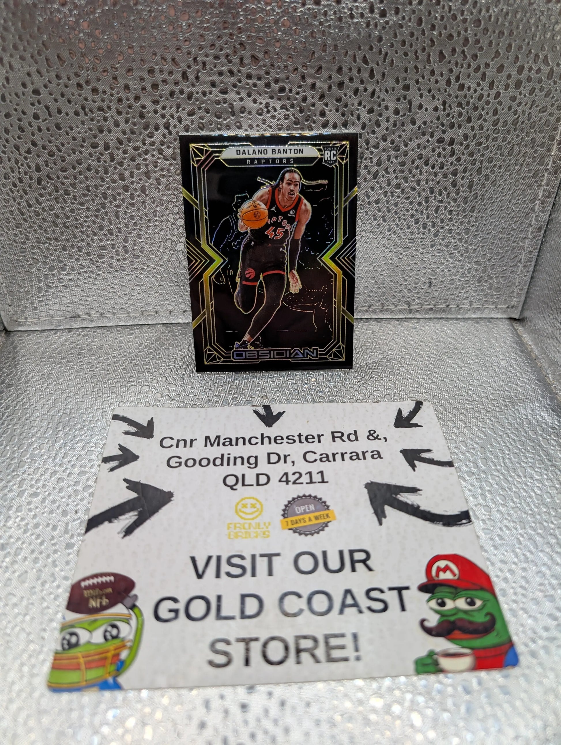 2021-22 Panini Obsidian Electric Etch Yellow #177 Dalano Banton /10 FRENLY BRICKS - Open 7 Days