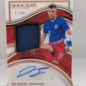 2023-24 Panini Immaculate Joe Scally USA USMNT Patch Auto /99 FRENLY BRICKS - Open 7 Days
