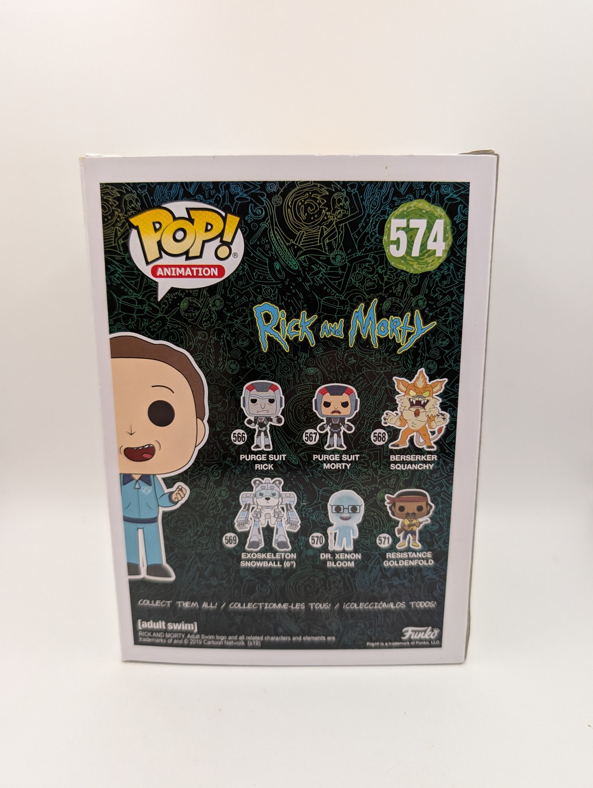 Funko Pop! Tracksuit Jerry #574 Rick and Morty 2019 SDCC Exclusive Vaulted