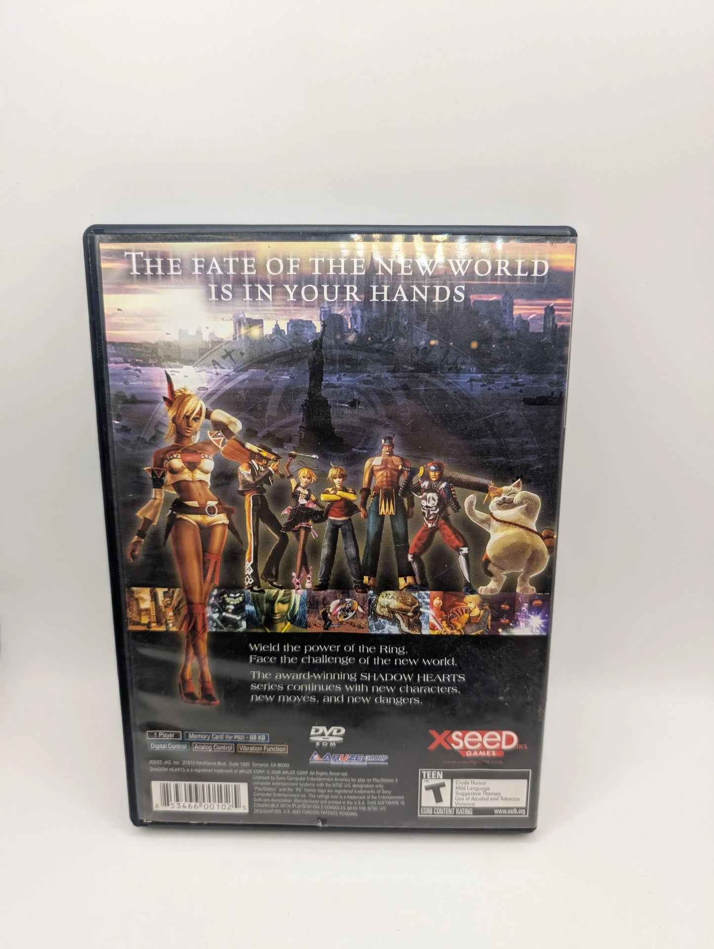 Shadow Hearts: From The New World (Sony PlayStation 2, 2006) No Manual TESTED FRENLY BRICKS - Open 7 Days
