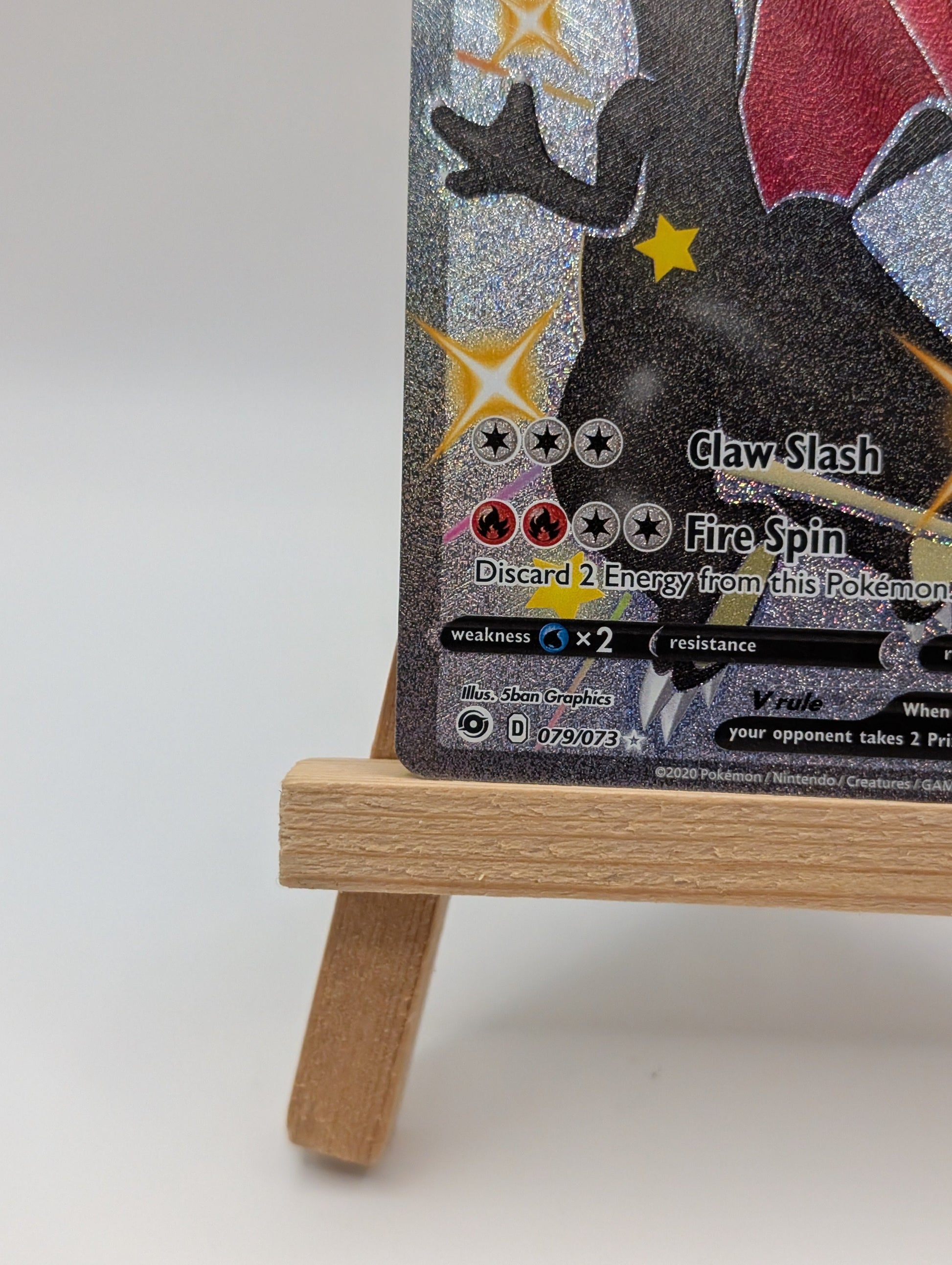 2020 Pokemon SWSH Champion's Path Charizard V Holo Full Art #079/073 FRENLY BRICKS - Open 7 Days