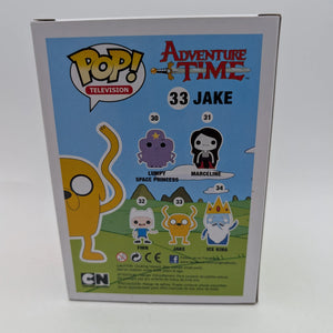 Funko POP Vinyl Adventure Time Jake #33 Vinyl Figure VAULTED FRENLY BRICKS - Open 7 Days