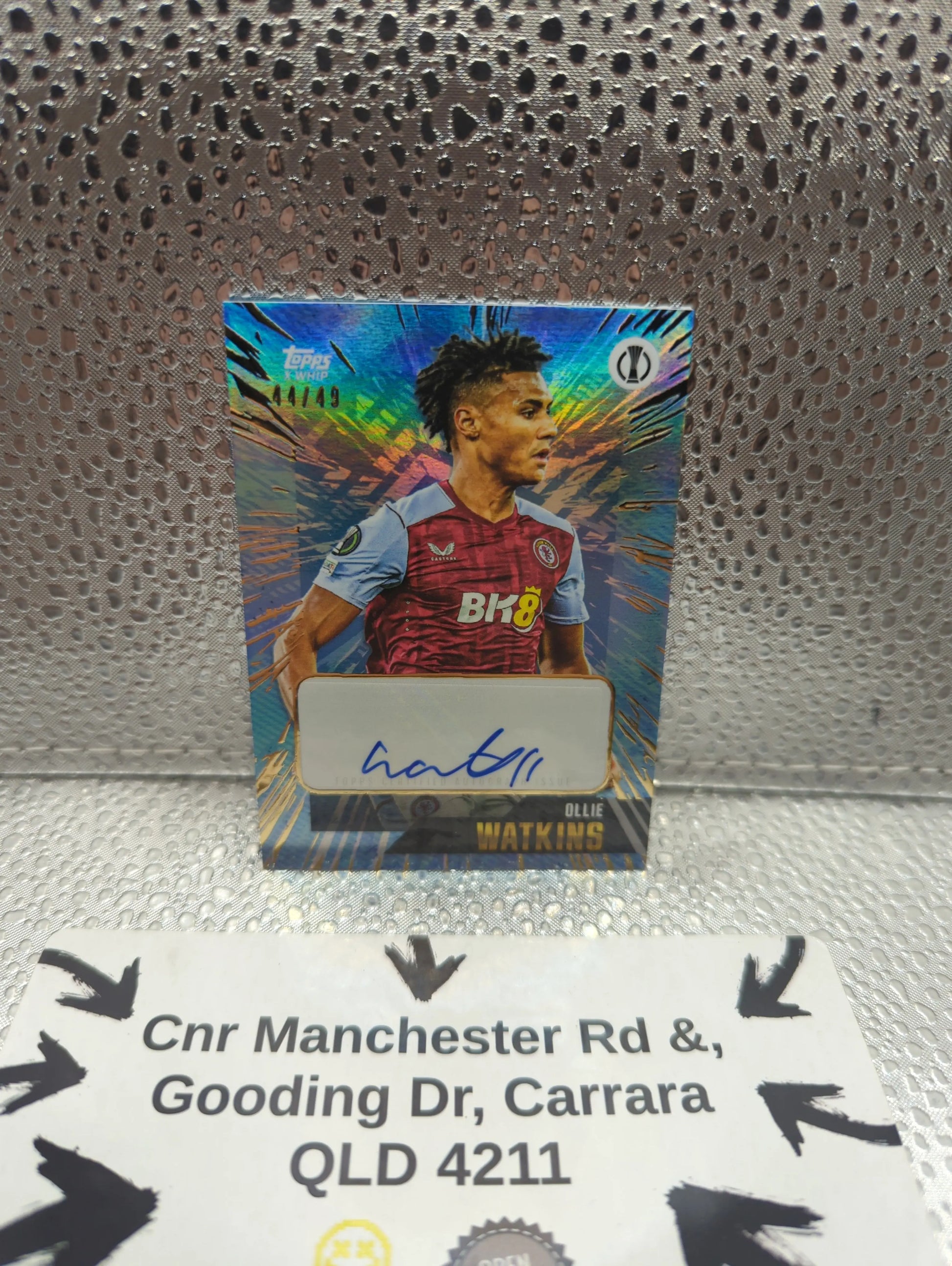 2023 Topps UEFA Ollie Watkins AUTO /49 Aston Villa FRENLY BRICKS - Open 7 Days