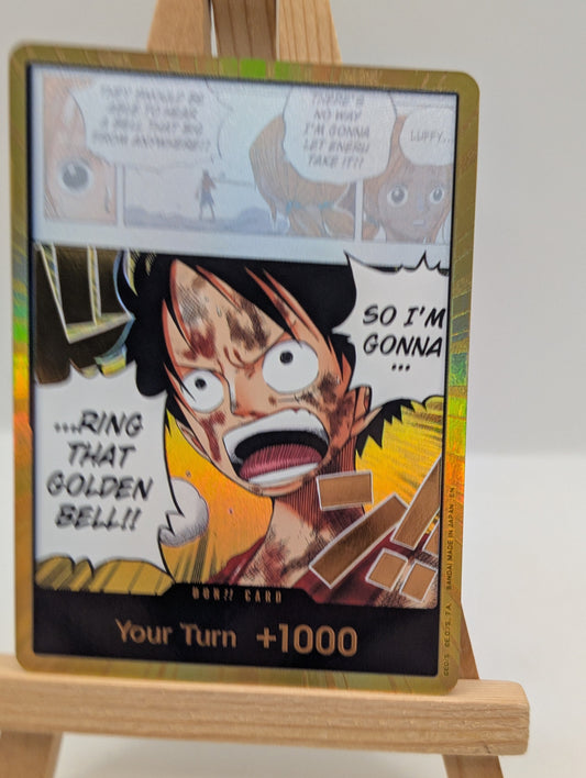 One Piece Gold DON!! OP15 Luffy Ring That Golden Bell Adventure On Kamis Island FRENLY BRICKS - Open 7 Days