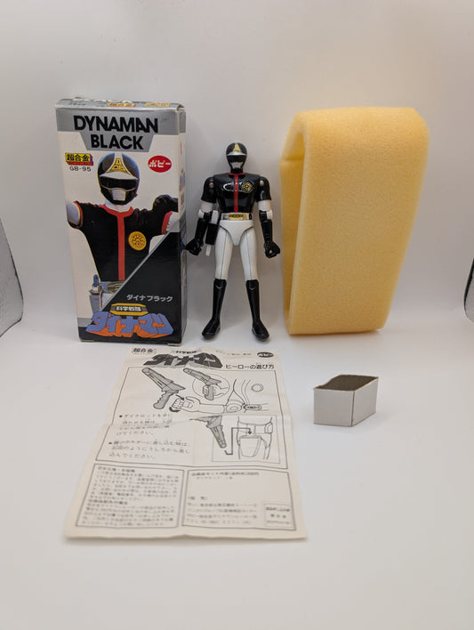 1983 BANDAI JAPAN POWER RANGERS SENTAI DYNAMAN POPY CHOGOKIN MEGA RARE black FRENLY BRICKS - Open 7 Days