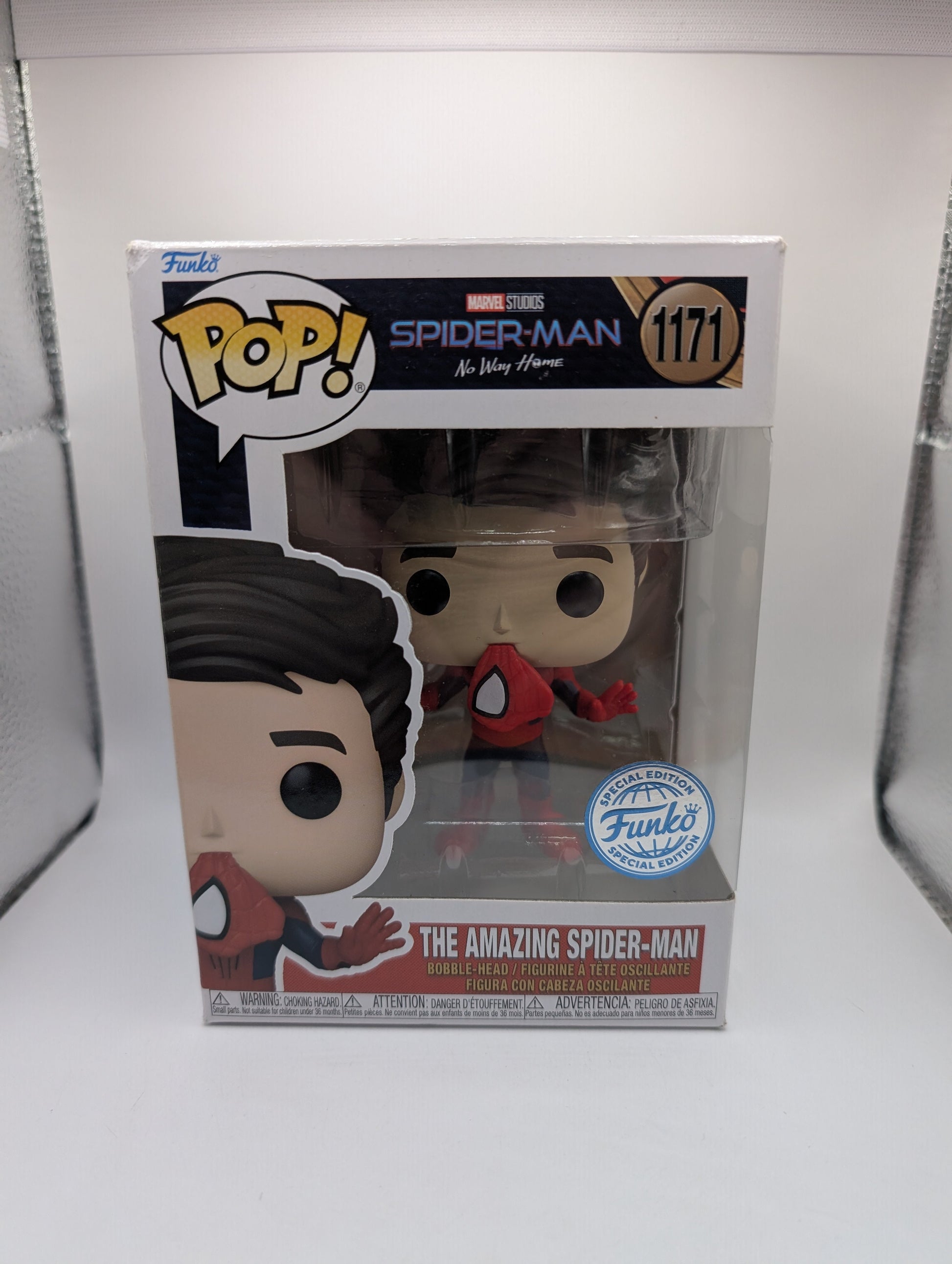 Marvel Funko Pop - The Amazing Spider-Man (Unmasked) - No Way Home - No. 1171 FRENLY BRICKS - Open 7 Days
