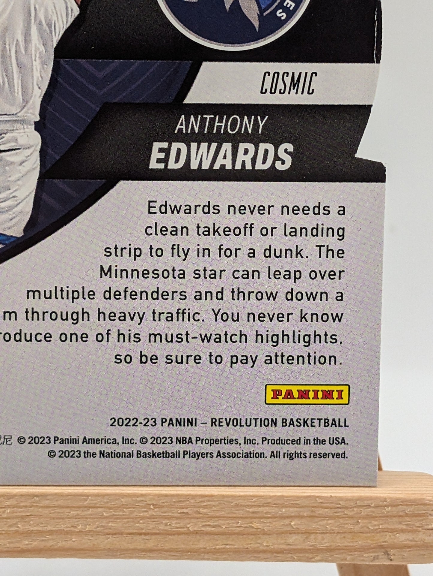 2022-23 Panini Revolution Liftoff! Cosmic /99 Anthony Edwards FRENLY BRICKS - Open 7 Days