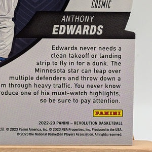 2022-23 Panini Revolution Liftoff! Cosmic /99 Anthony Edwards FRENLY BRICKS - Open 7 Days