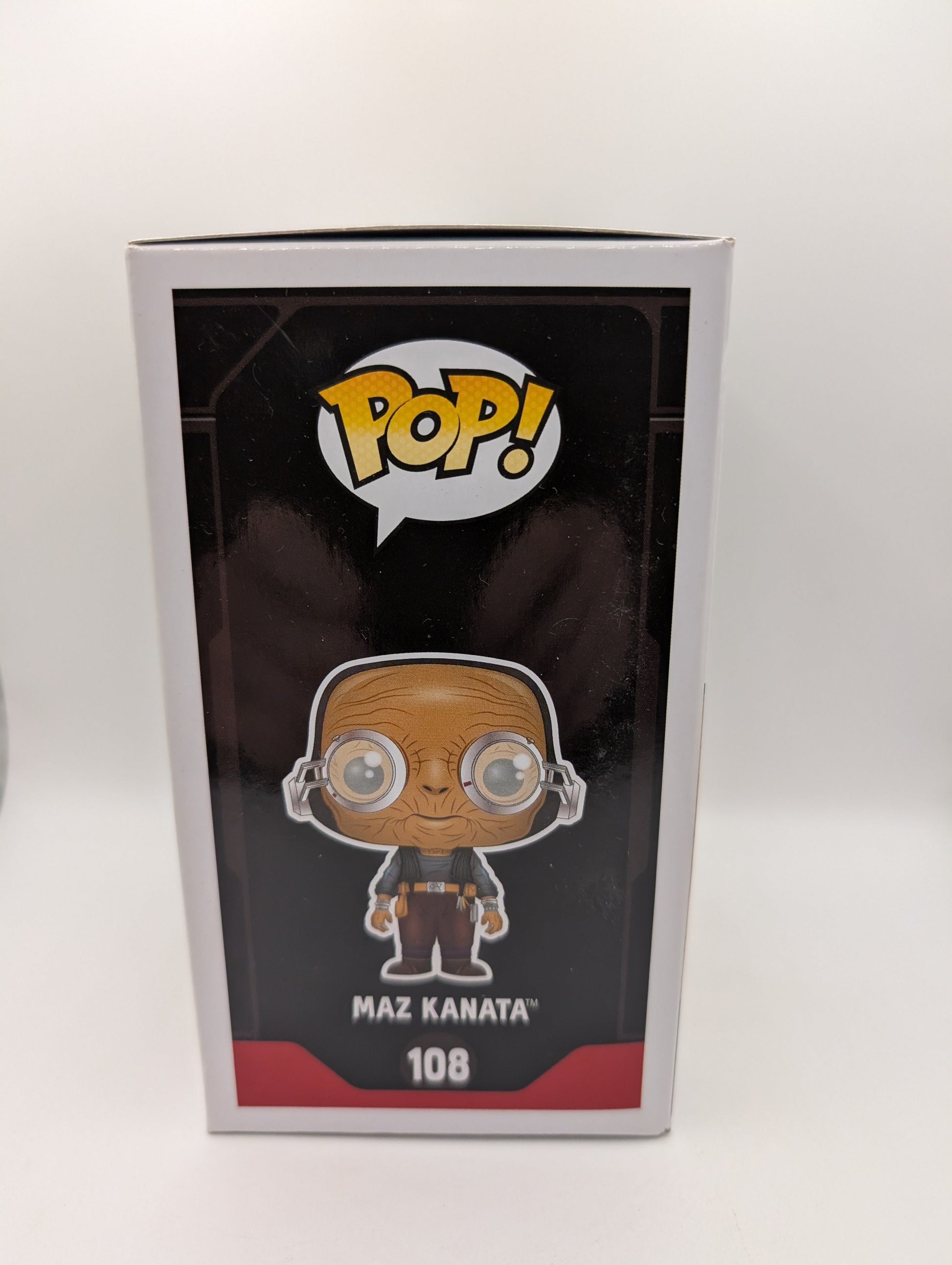 Star Wars Episode VII: The Force Awakens - Maz Kanata Pop! Vinyl Figure 108 FRENLY BRICKS - Open 7 Days