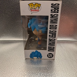 FUNKO Pop Vinyl Super Saiyan God Super Saiyan Goku Dragon Ball Z #121 FRENLY BRICKS - Open 7 Days
