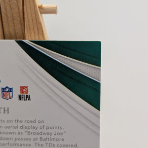 2023 Immaculate Joe Namath “Broadway Joe” Moments Auto #MA-JN - /10 FRENLY BRICKS - Open 7 Days