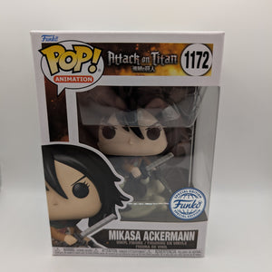Funko POP! Attack on Titan -  Mikasa Ackermann #1172 FRENLY BRICKS - Open 7 Days
