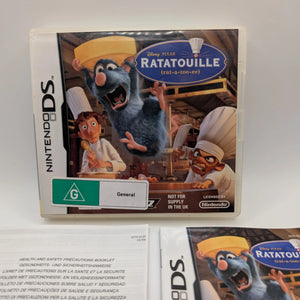 Disney Pixar: RATATOUILLE: Nintendo DS Game Complete With Manual FRENLY BRICKS - Open 7 Days