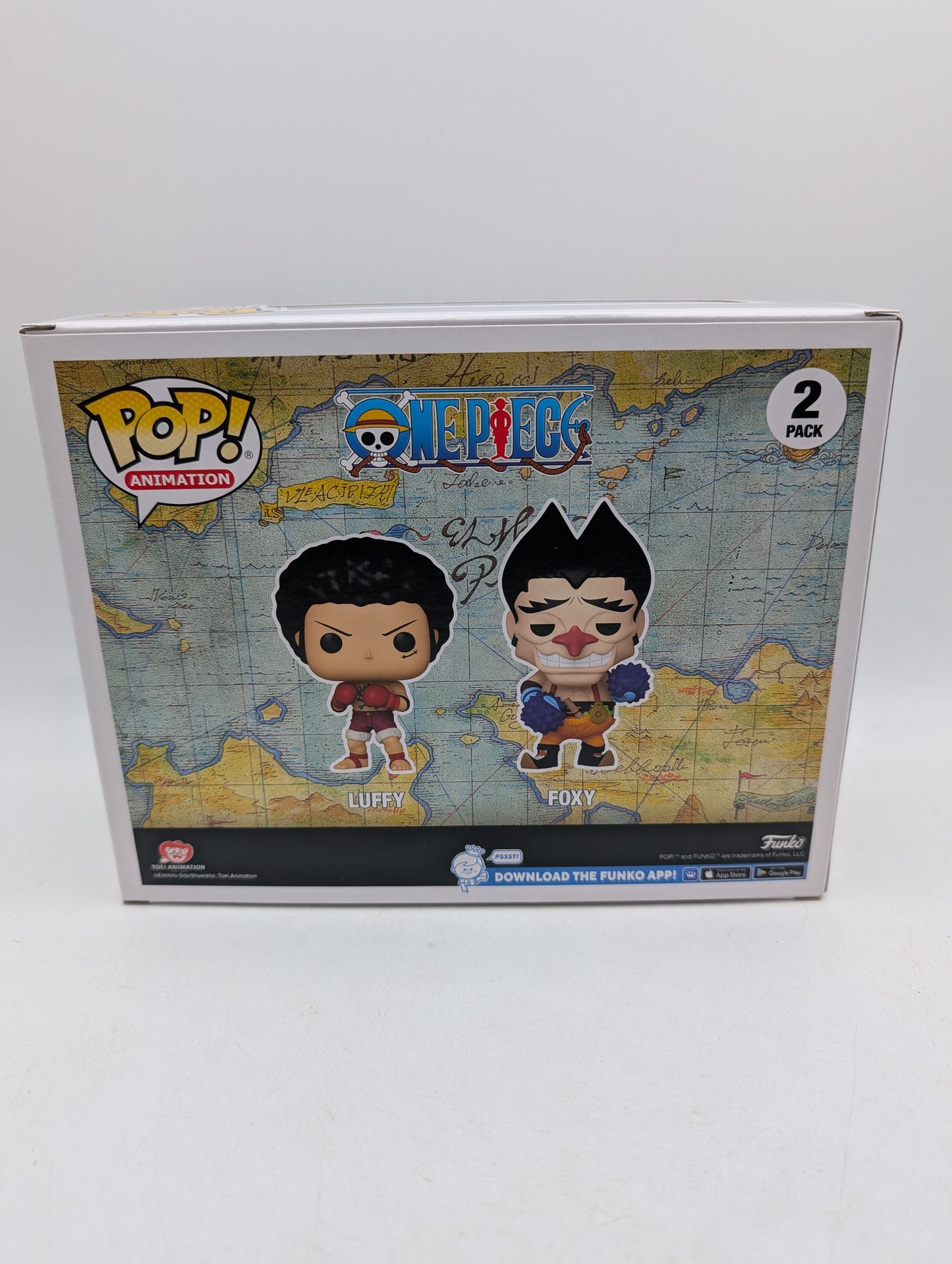 Funko Pop Anime One Piece Luffy & Foxy Figure 2-Pack Special Edition