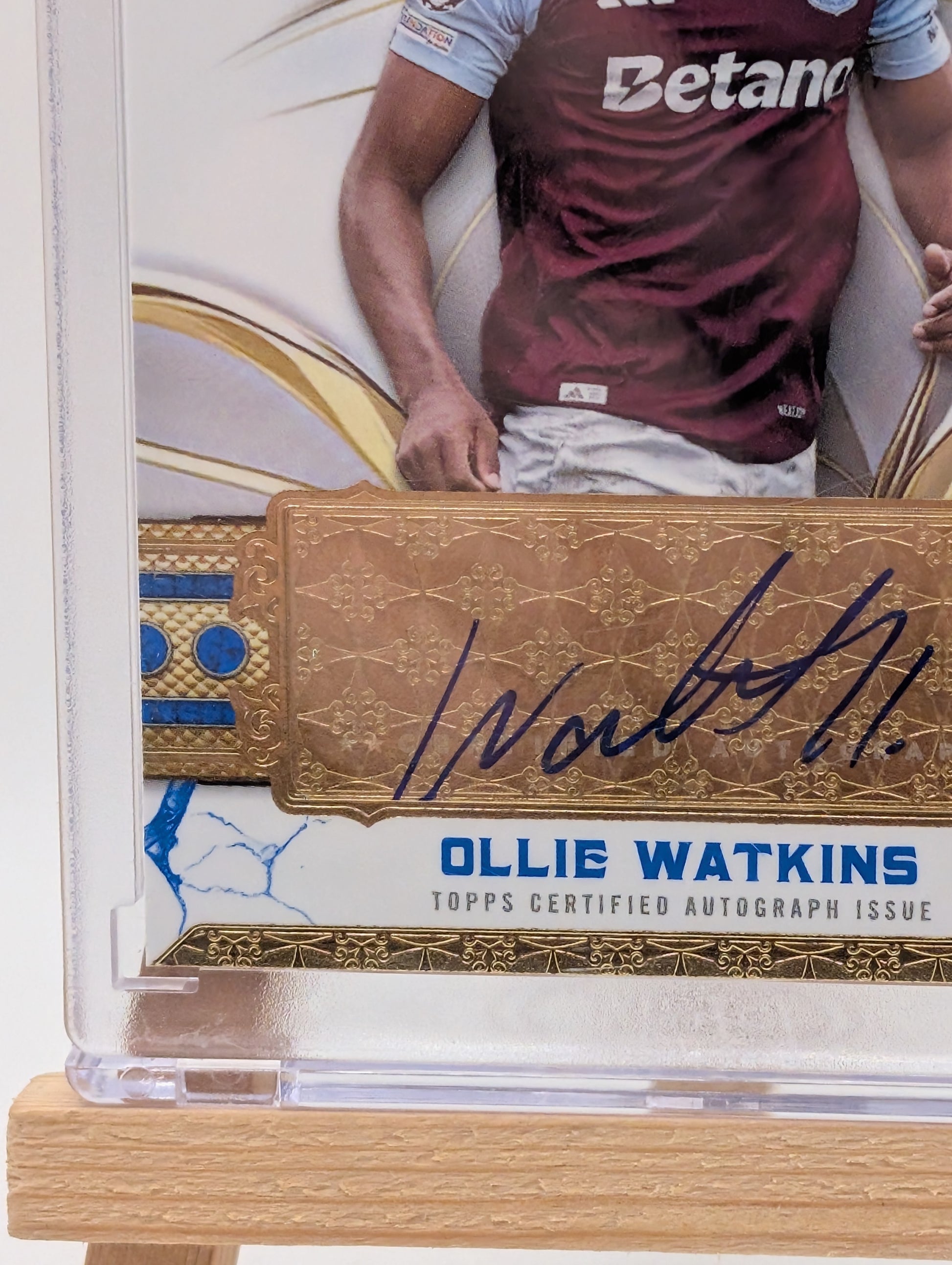 2025 Topps Reverence UCC UEFA ASTON VILLA OLLIE WATKINS Sealed Auto /75