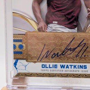 2025 Topps Reverence UCC UEFA ASTON VILLA OLLIE WATKINS Sealed Auto /75