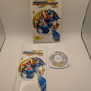 Mega Man: Maverick Hunter X (Sony PSP, 2006) Game Case Manual - Tested FRENLY BRICKS - Open 7 Days