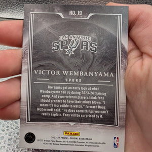 Victor Wembanyama Origins Taking The Leap RC 45/99 Panini FRENLY BRICKS - Open 7 Days