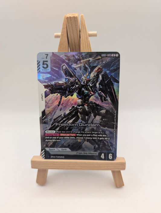 Freedom Gundam - Gundam Card Game Newtype Rising - GD01-065 - LR FRENLY BRICKS - Open 7 Days