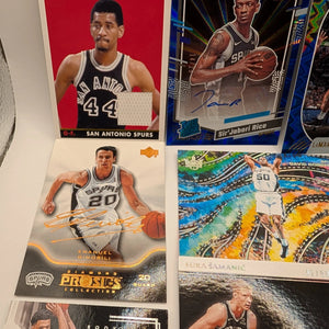 San Antonio Spurs NBA Basketball Card Lot, Rookies, Patch, Auto, George Gervin FRENLY BRICKS - Open 7 Days