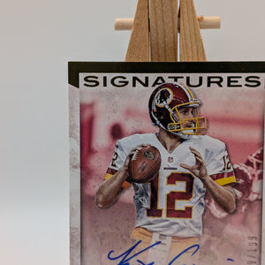 Kirk Cousins Auto SP 2014 Panini Prestige Signatures #41 Autograph #/199 FALCONS FRENLY BRICKS - Open 7 Days