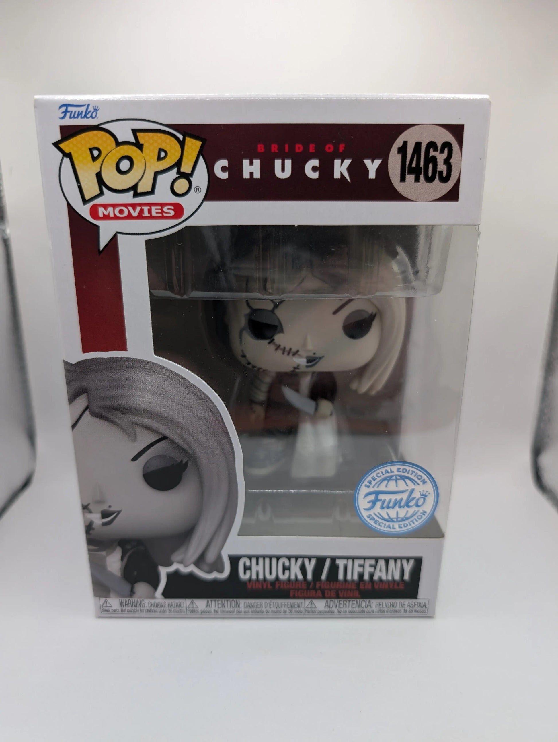 Chucky/Tiffany Pop Bride Of Chucky #1463 FRENLY BRICKS - Open 7 Days
