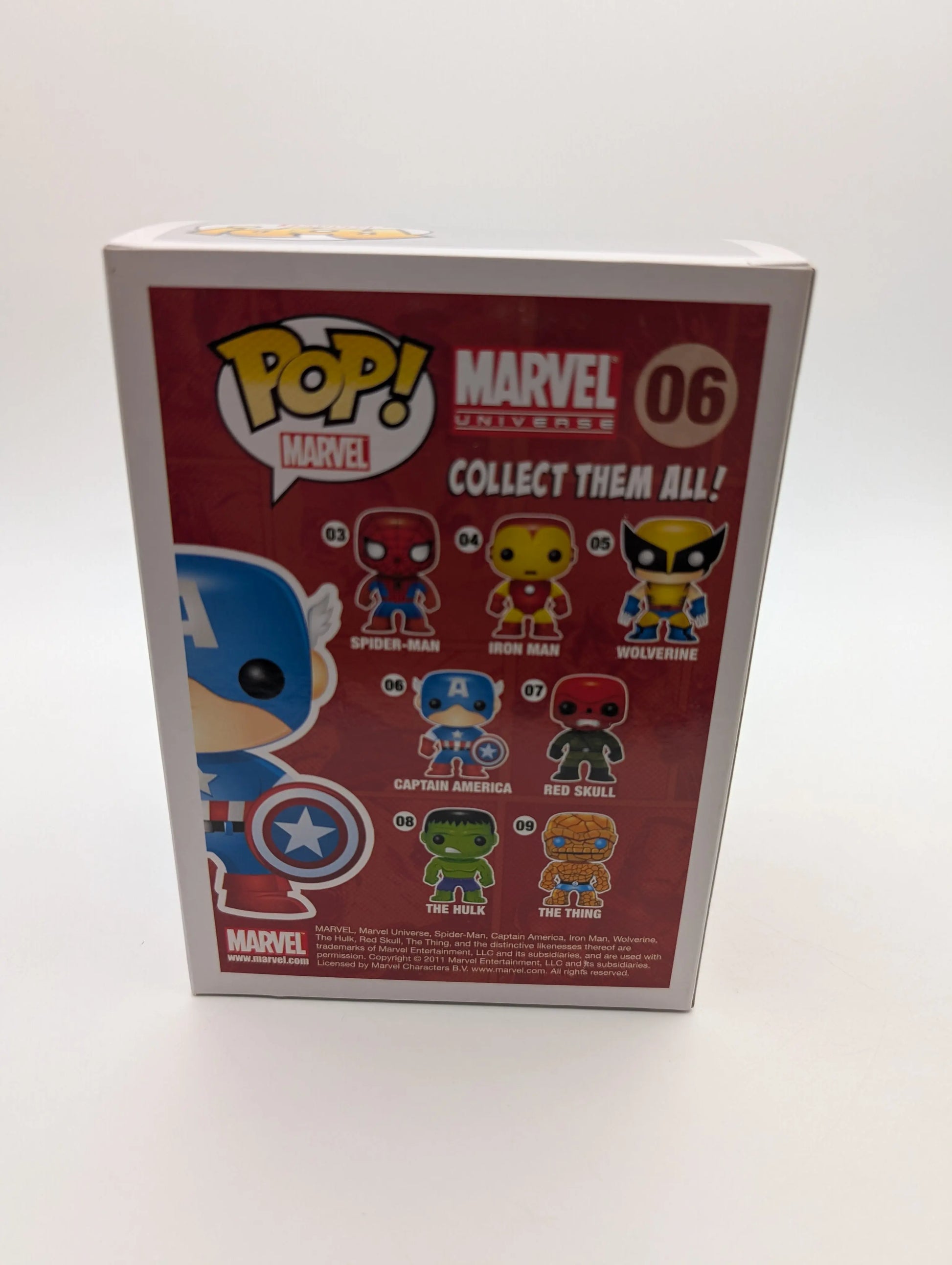 Funko POP! Marvel Captain America #06 Vaulted In Box FRENLY BRICKS - Open 7 Days