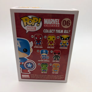 Funko POP! Marvel Captain America #06 Vaulted In Box FRENLY BRICKS - Open 7 Days