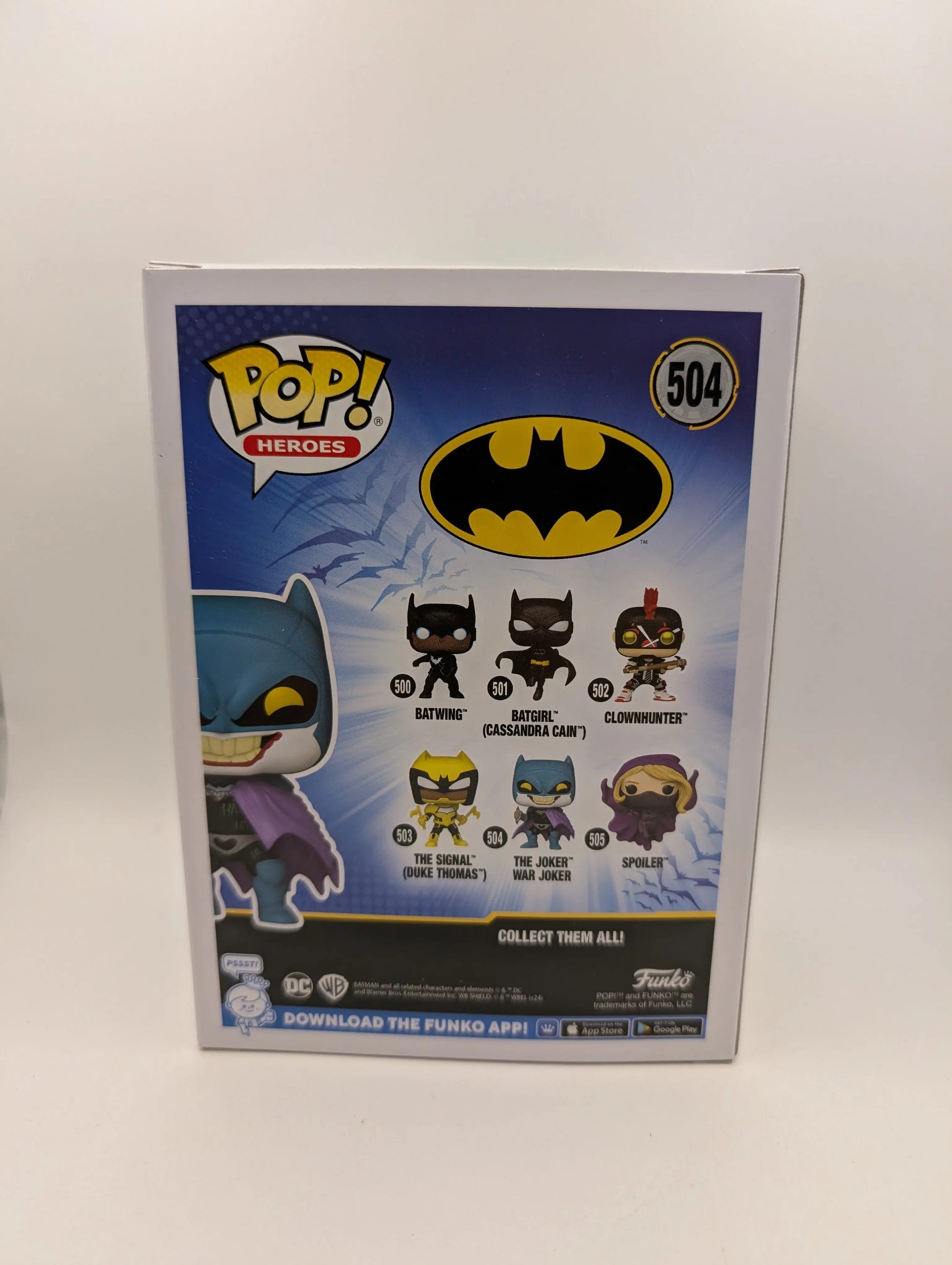 Batman - The Joker War Funko (Batman: War Zone) Pop! Vinyl Figure #504 FRENLY BRICKS - Open 7 Days image 3