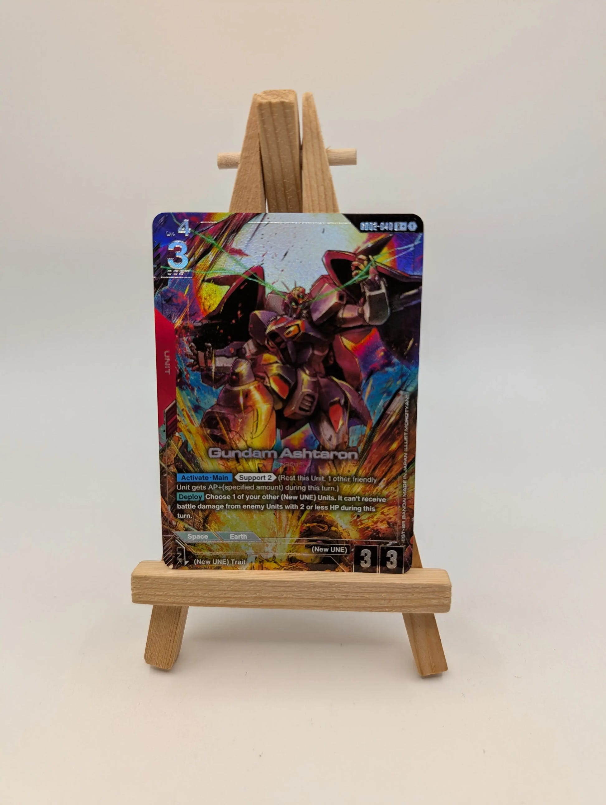 Gundam Ashtaron - GD02-040 - R+ Alt Art FRENLY BRICKS - Open 7 Days image 1