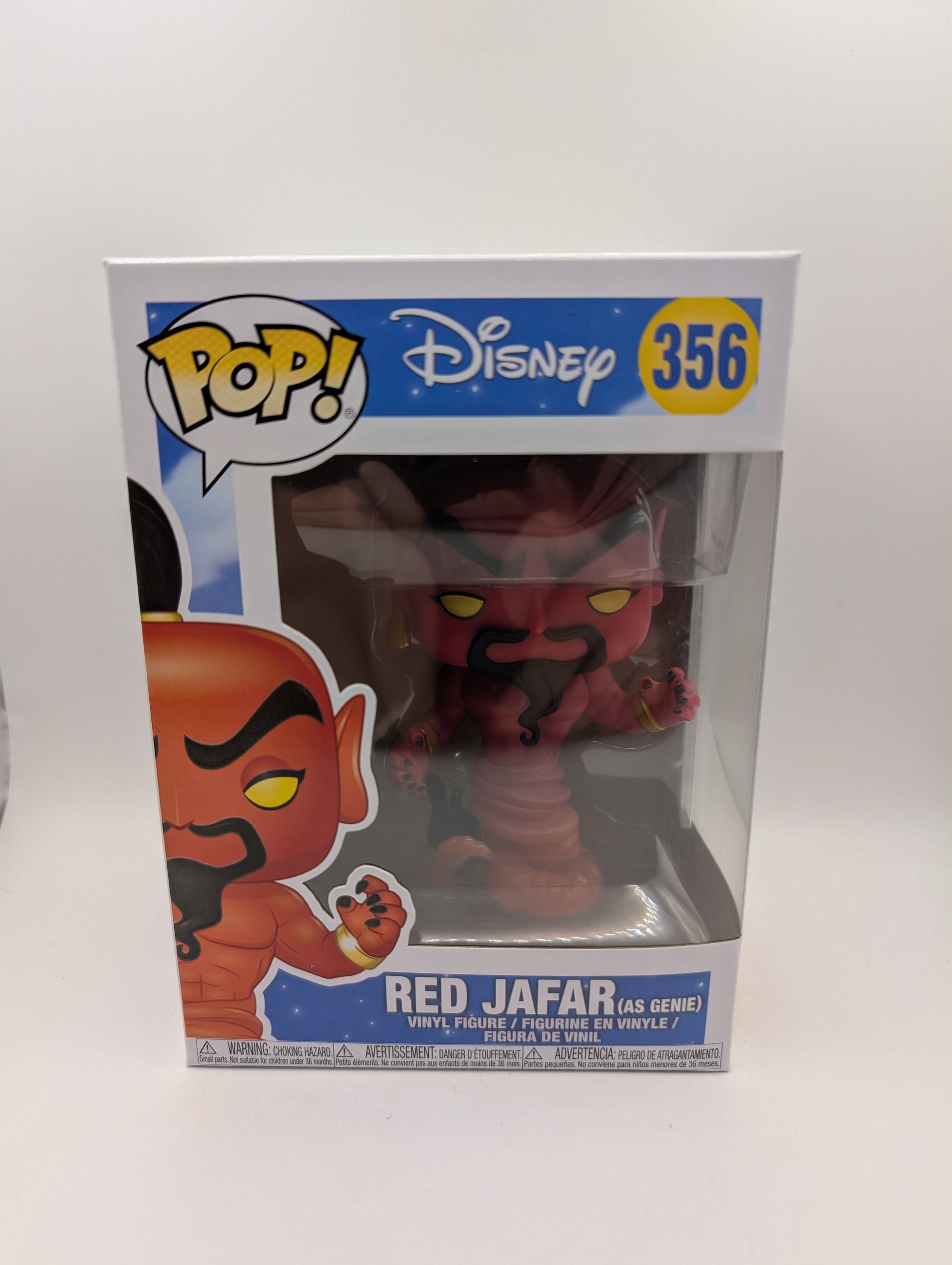 Disney Funko Pop - Red Jafar (As Genie) - Aladdin - No. 356 FRENLY BRICKS - Open 7 Days