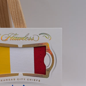 TYREEK HILL 2019 2020 Flawless Ruby Holo  3-Color Patch Auto /15 #PA-TH Chiefs