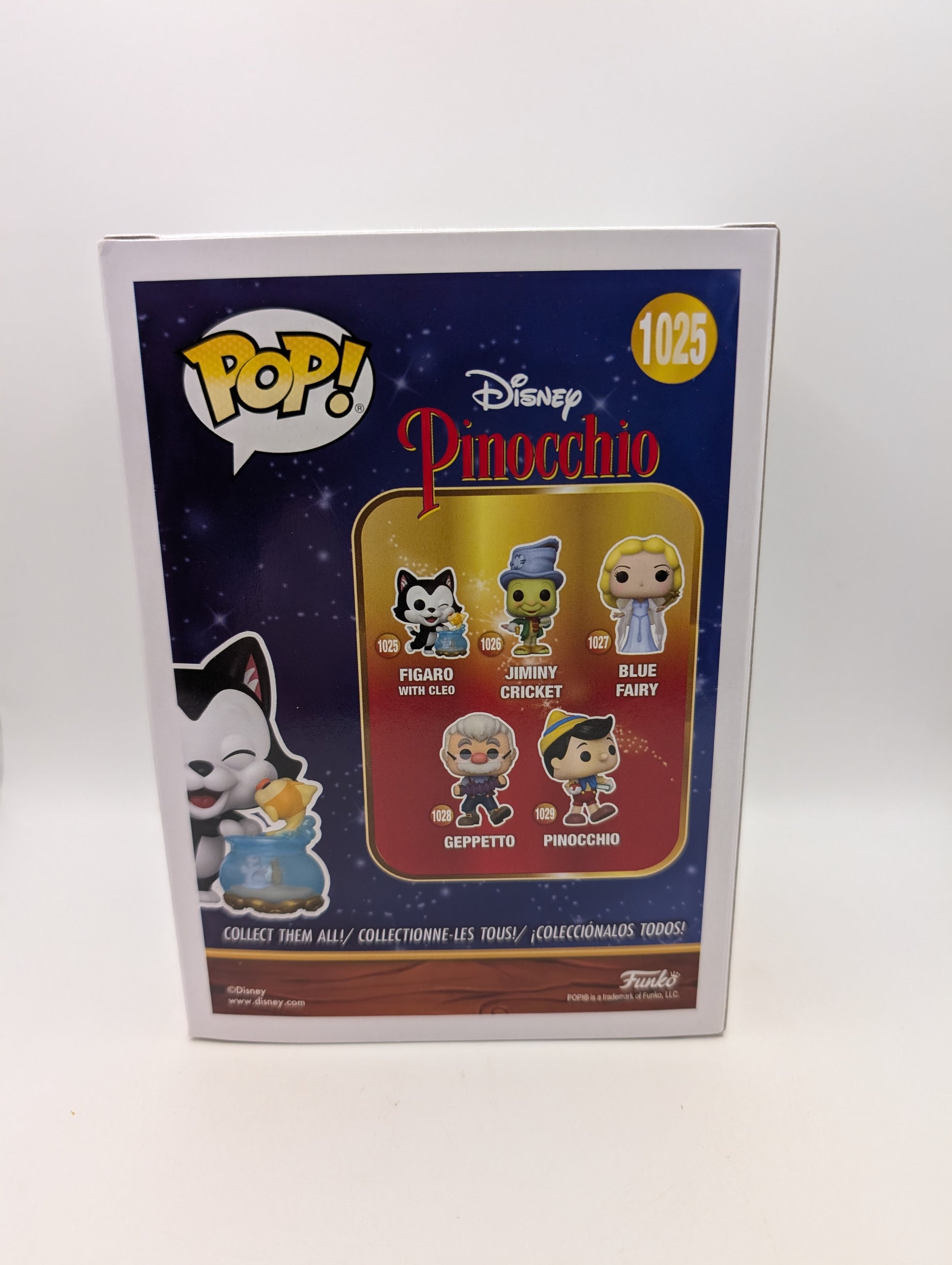Funko Pop Disney Pinocchio Figaro With Cleo 80th Anniv #1025 Vinyl Figure