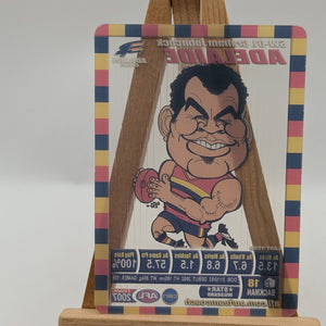 2007 AFL Teamcoach Trading Card Star Wild Card SW1 Graham Johncock (Adelaide) FRENLY BRICKS - Open 7 Days