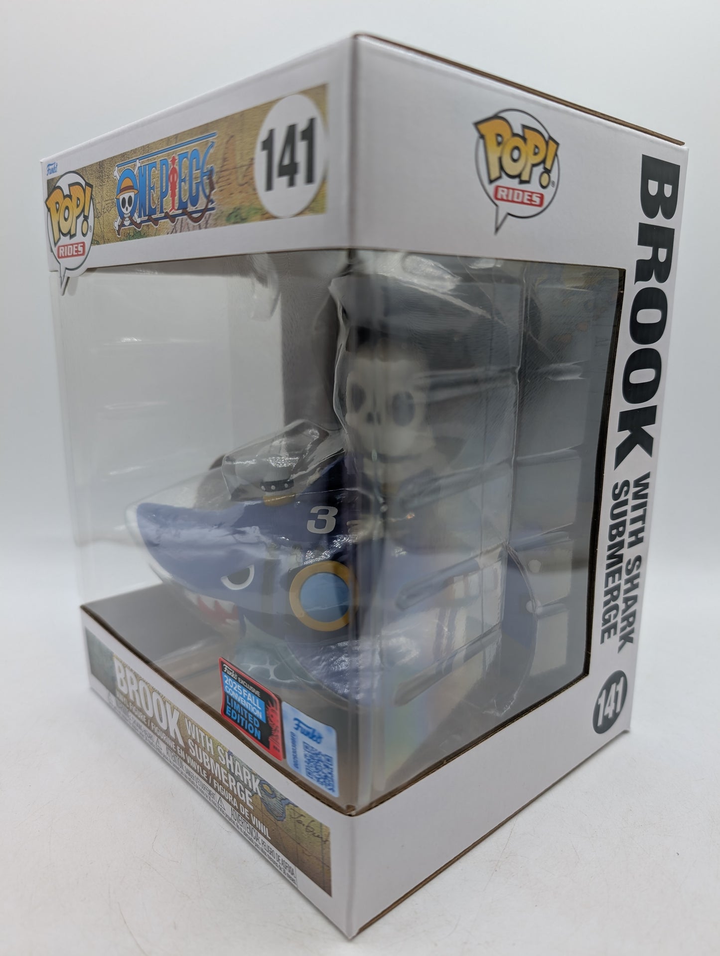 Funko POP! RIDES One Piece Brook with Shark Submerge 2025 Fall Con