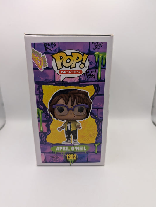 TEENAGE MUTANT NINJA TURTLES - APRIL O’NEIL 1392 FUNKO POP! VINYL FIGURE TMNT FRENLY BRICKS - Open 7 Days