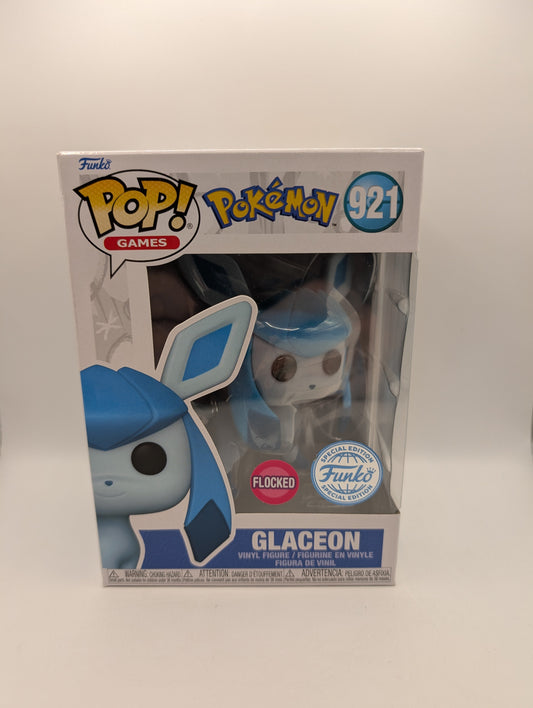 Pokemon Glaceon (#921) Flocked POP FRENLY BRICKS - Open 7 Days
