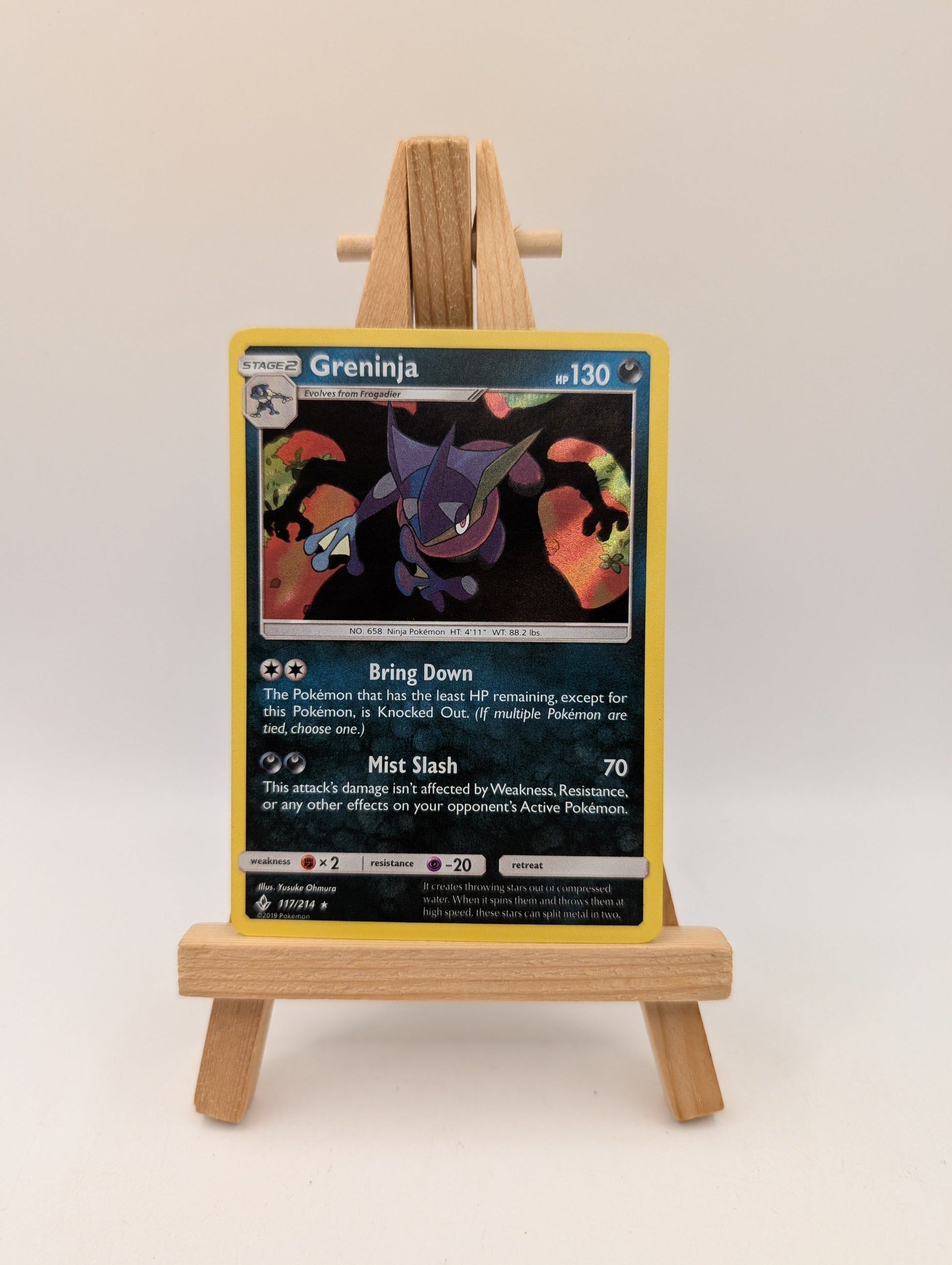 Greninja 117/214 Unbroken Bonds Holo Rare Pokemon Card FRENLY BRICKS - Open 7 Days