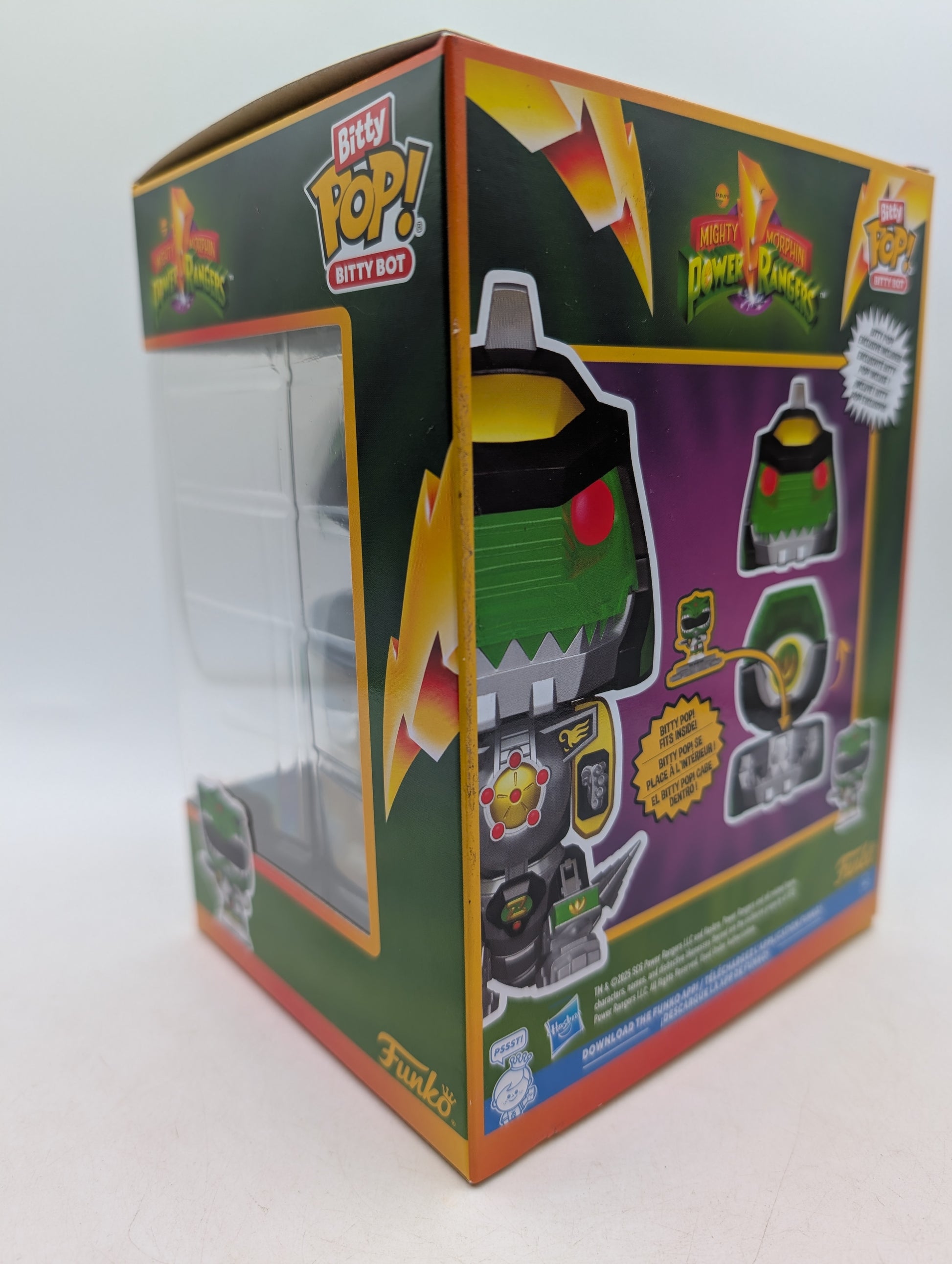 Bitty POP! Mighty Morphin Power Rangers Dragonzord with Green Ranger 2Pc image 4
