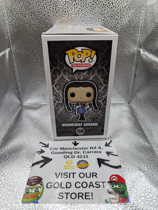 Funko POP! The Addams Family S3 Vinyl Figure - WEDNESDAY ADDAMS #1549 FRENLY BRICKS - Open 7 Days