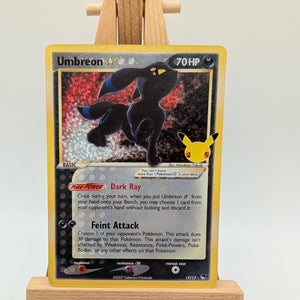 Umbreon Gold Star 17/17 Pokemon TCG Celebrations Classic Collection
