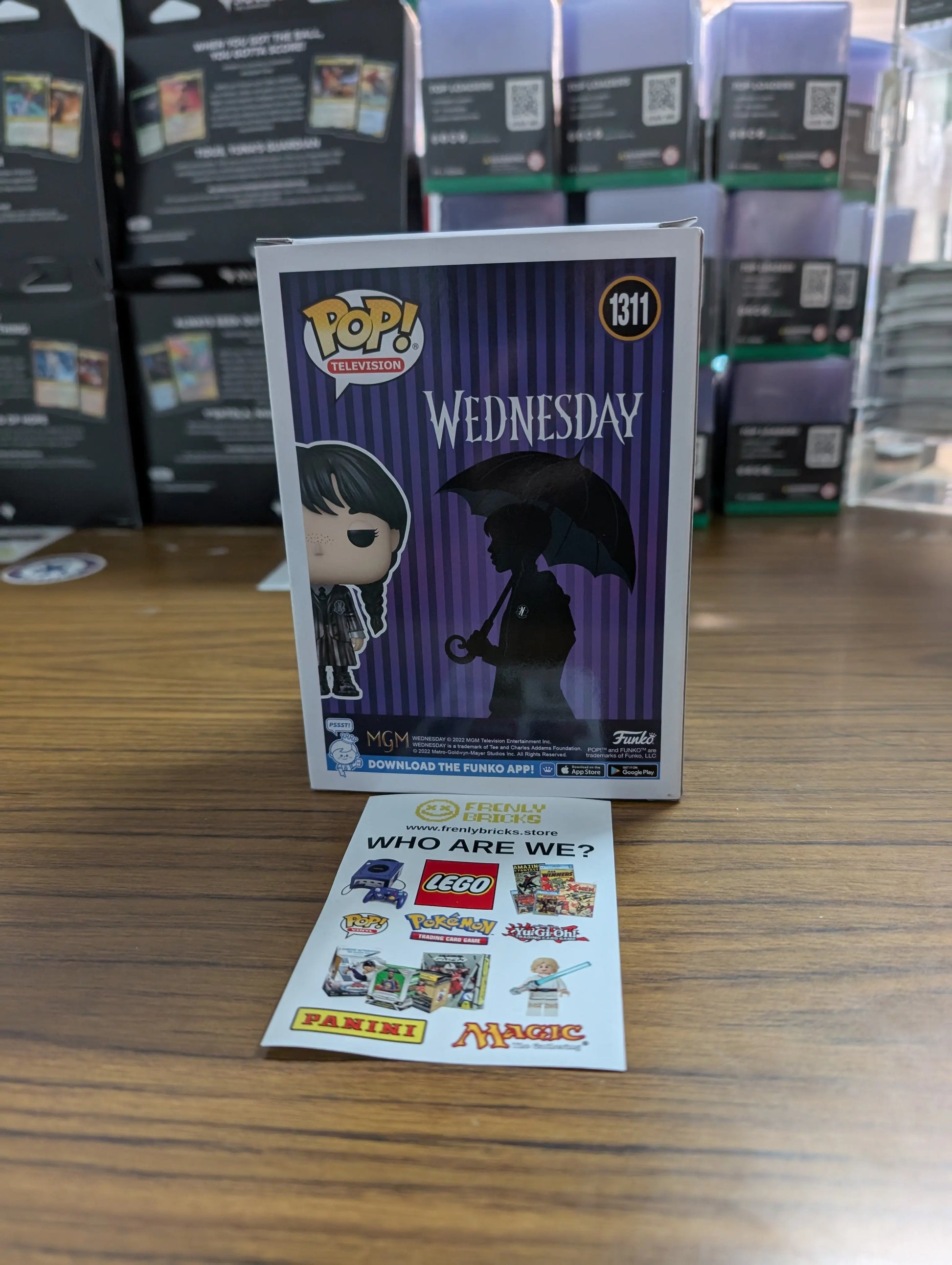 FUNKO Pop Vinyl Wednesday Addams #1311 FRENLY BRICKS - Open 7 Days
