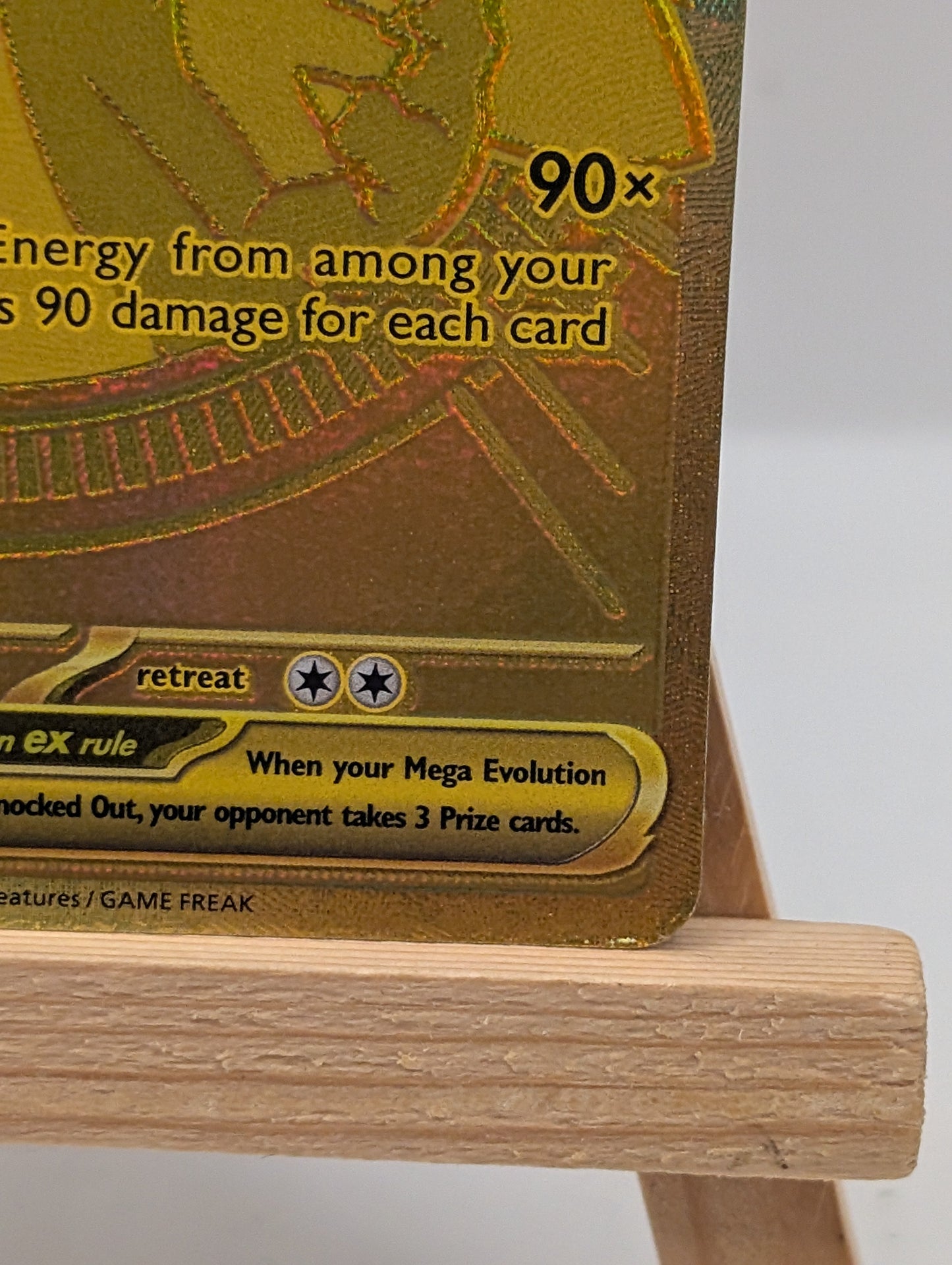 Mega Charizard X EX 130/094 Gold - Phantasmal Flames Lp FRENLY BRICKS - Open 7 Days