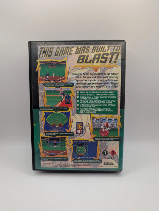 Super Baseball 2020 (Sega Genesis, 1993) Authentic Case & Game Cart SG Vintage FRENLY BRICKS - Open 7 Days