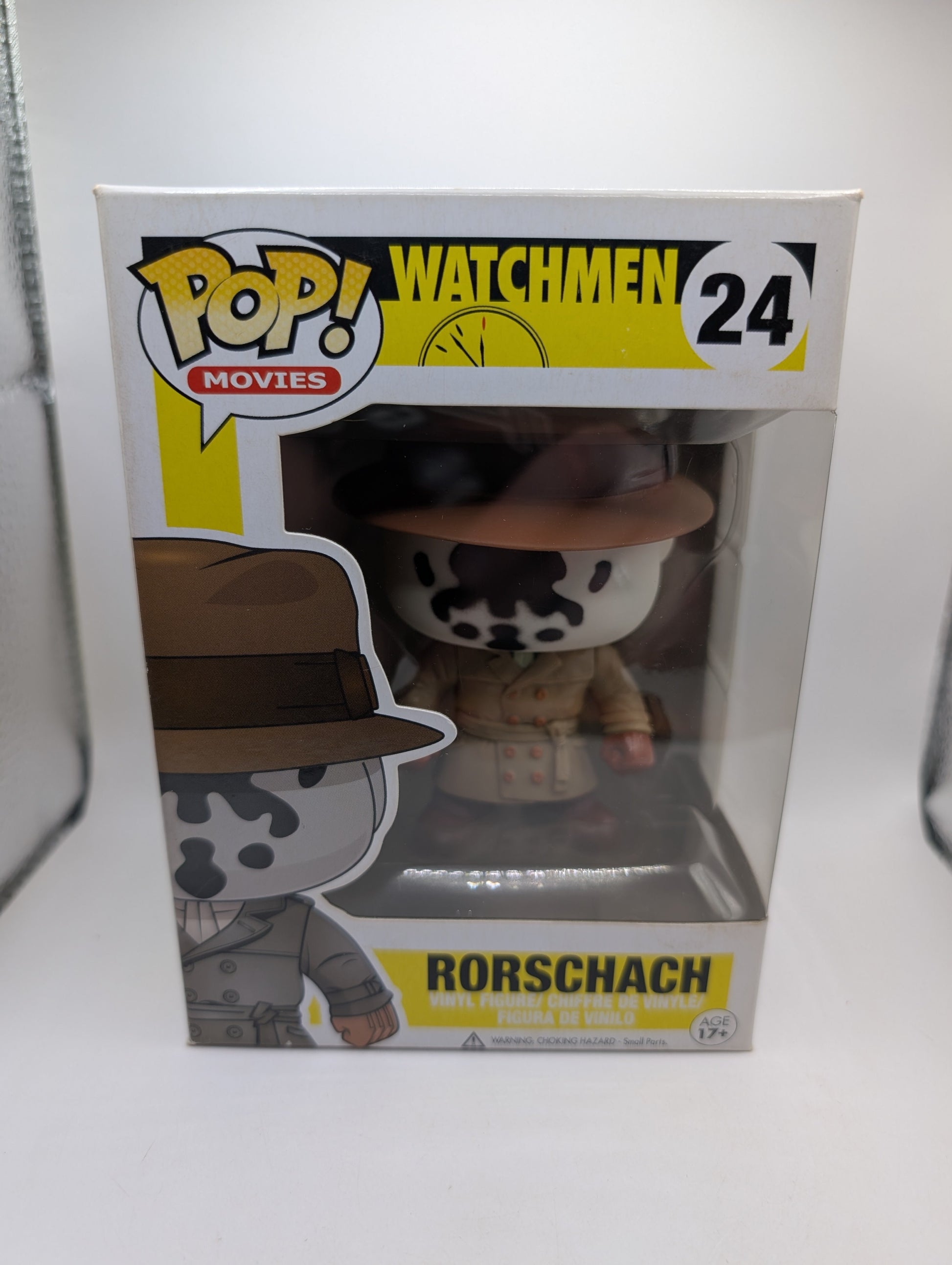 Funko Pop Movie Watchmen Rare Vaulted Retired #24 Rorschach Vinyl Figure In Box FRENLY BRICKS - Open 7 Days
