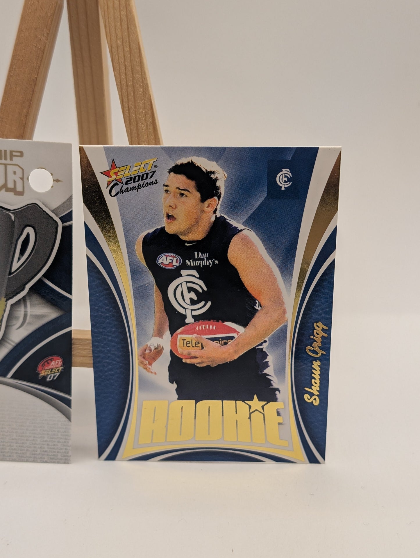 2007 Select AFL Supreme Predictor Carlton +Draft Rookie PDR3 Shaun Grigg FRENLY BRICKS - Open 7 Days